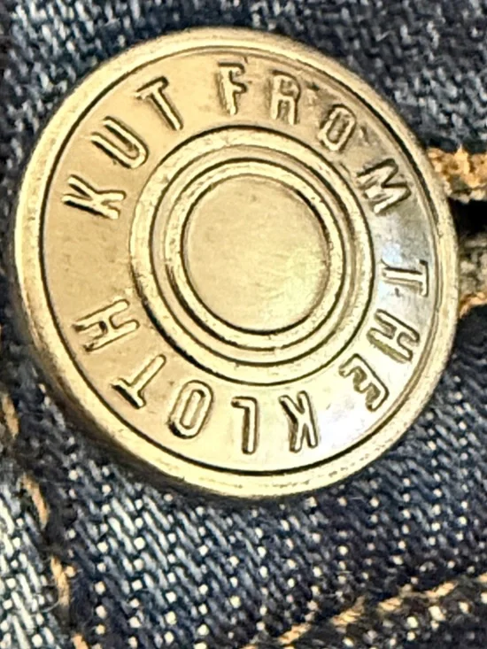 Kut from the Kloth Dark Blue Flare Jeans - Picture 4 of 6